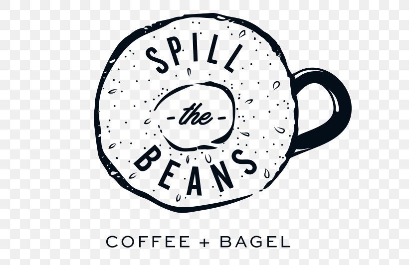 Cafe Spill The Beans Coffee And Bagels Spill The Beans Coffee And Bagels Lox, PNG, 604x532px, Cafe, Area, Bagel, Bar, Black And White Download Free