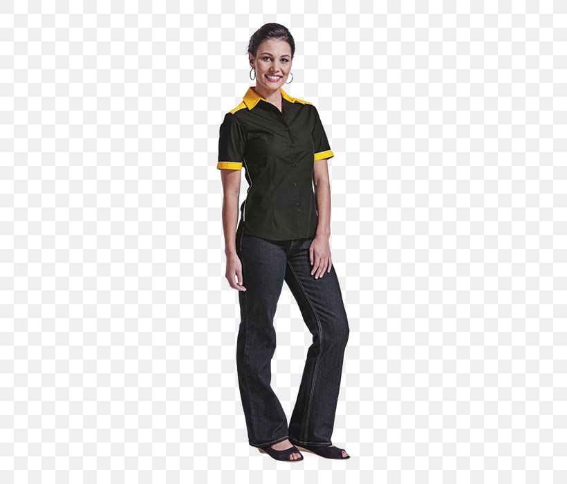 Jeans T-shirt Clothing Workwear Blouse, PNG, 700x700px, Jeans, Abdomen, Blouse, Button, Clothing Download Free