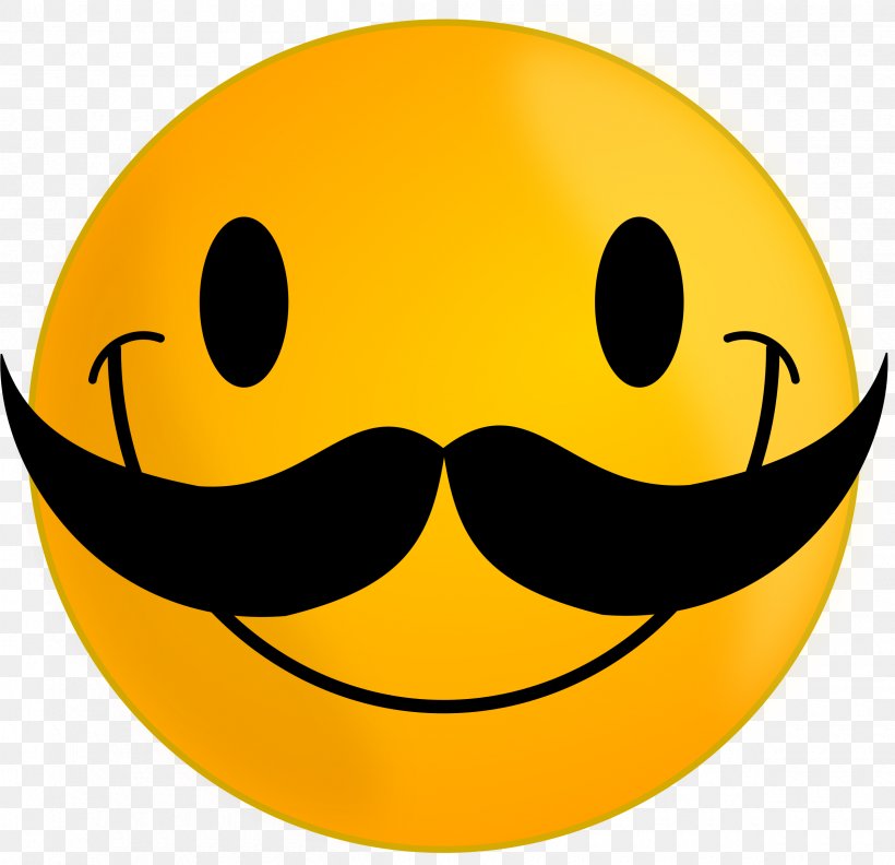 Smiley Moustache Emoticon Face Clip Art, PNG, 2400x2319px, Smiley, Beard, Emoticon, Face, Facial Expression Download Free