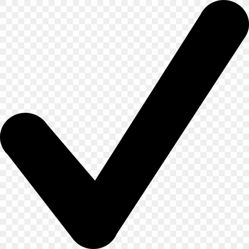 Check Mark Download Clip Art, PNG, 980x980px, Check Mark, Arm, Black, Black And White, Finger Download Free
