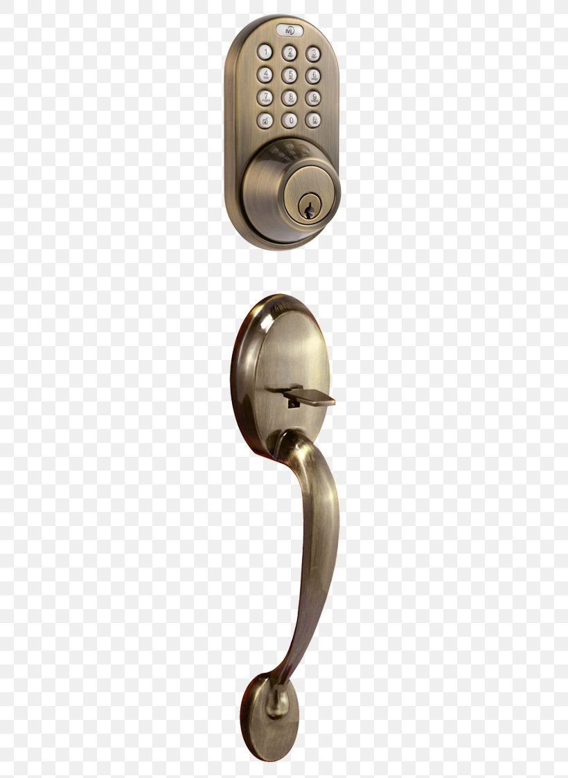 Electronic Lock Dead Bolt Door Handle Remote Keyless System, PNG, 503x1124px, Lock, Brass, Combination Lock, Dead Bolt, Door Download Free
