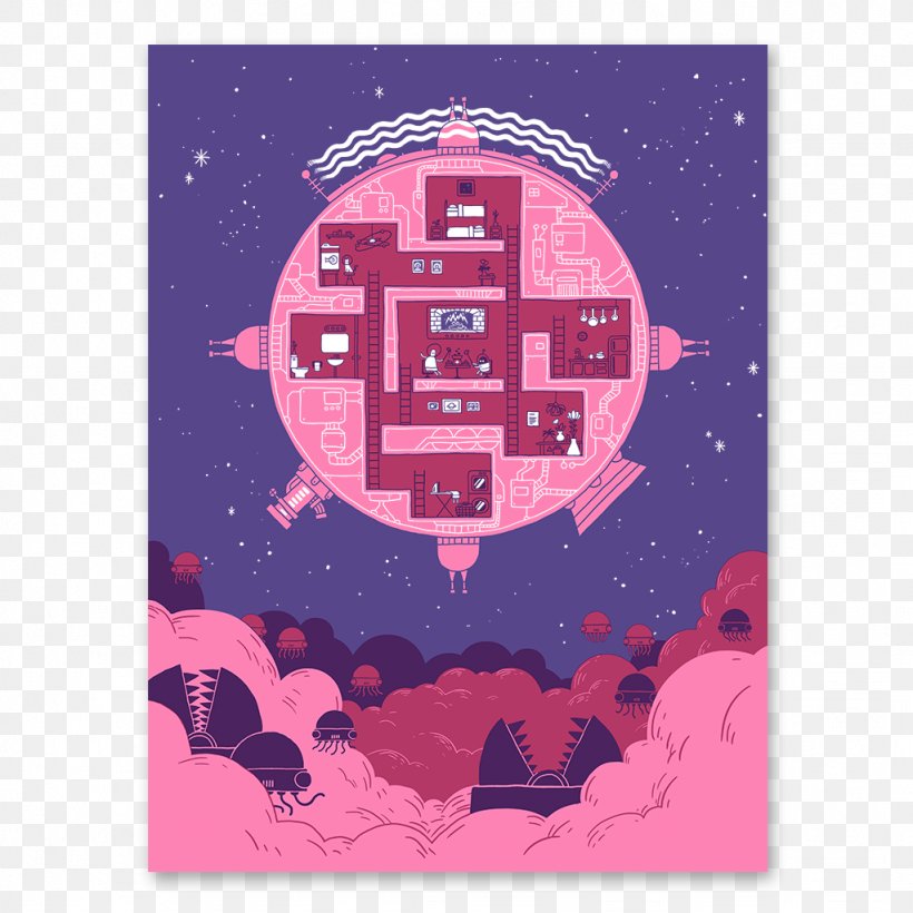 Lovers In A Dangerous Spacetime Video Game, PNG, 1024x1024px, Game, Force Field, Pink, Space, Spacetime Download Free