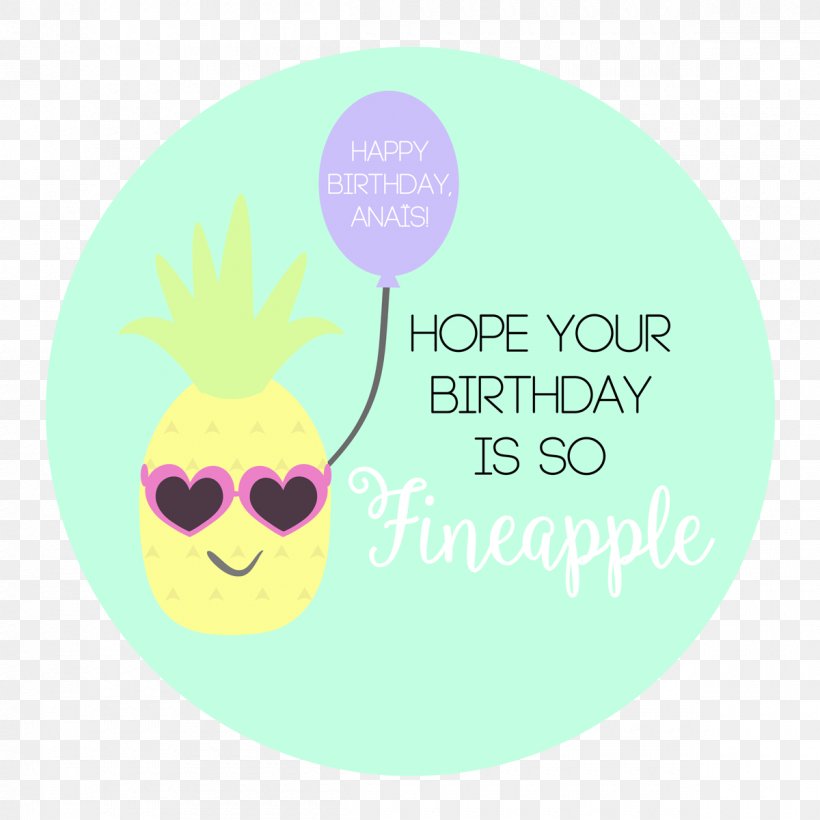 Pineapple Fruit Cuteness .com Logo, PNG, 1200x1200px, Pineapple, Birthday, Character, Com, Cuteness Download Free