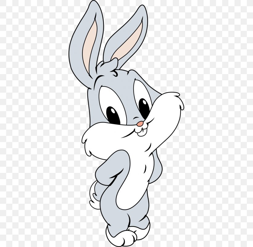 Bugs Bunny Tweety Sylvester Daffy Duck Porky Pig, PNG, 800x800px, Bugs Bunny, Animal Figure, Animation, Baby Looney Tunes, Black And White Download Free