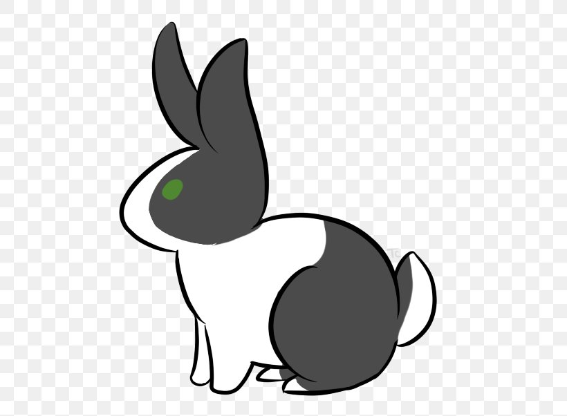 Domestic Rabbit Whiskers Hare Easter Bunny, PNG, 509x602px, Domestic Rabbit, Artwork, Beak, Black, Black And White Download Free