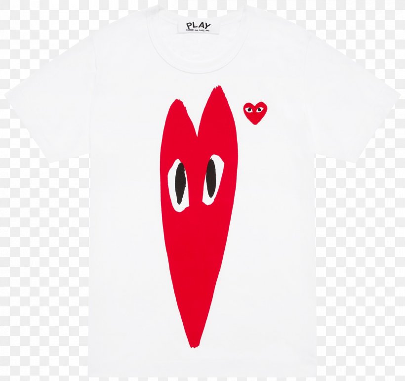 T-shirt Comme Des Garçons GOOD DESIGN SHOP COMME Des GARÇONS D&DEPARTMENT PROJECT Fashion Sleeve, PNG, 1200x1129px, Watercolor, Cartoon, Flower, Frame, Heart Download Free