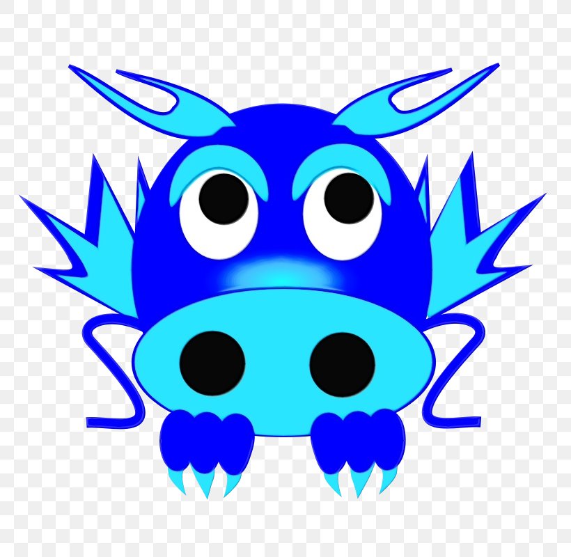 Blue Cartoon Head Snout Line, PNG, 800x800px, Watercolor, Blue, Cartoon, Electric Blue, Head Download Free