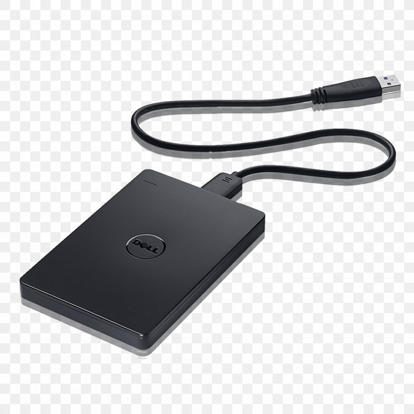 Dell Laptop Hard Drives USB 3.0 Terabyte, PNG, 1000x1000px, Dell, Adapter, Backup, Cable, Computer Download Free