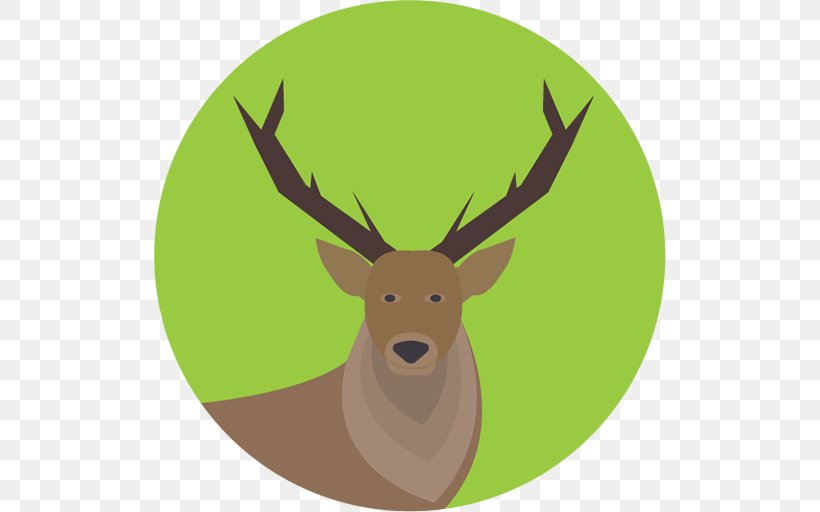 White-tailed Deer Elk Moose, PNG, 512x512px, Deer, Antler, Chital, Christmas, Elk Download Free
