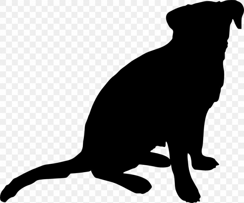Dog Puppy Silhouette Clip Art, PNG, 1000x834px, Dog, Black, Black And White, Carnivoran, Cat Download Free