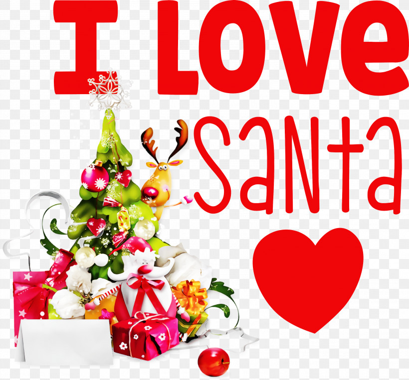 I Love Santa Santa Christmas, PNG, 3000x2793px, I Love Santa, Advent Calendar, Birthday, Christmas, Christmas Carol Download Free