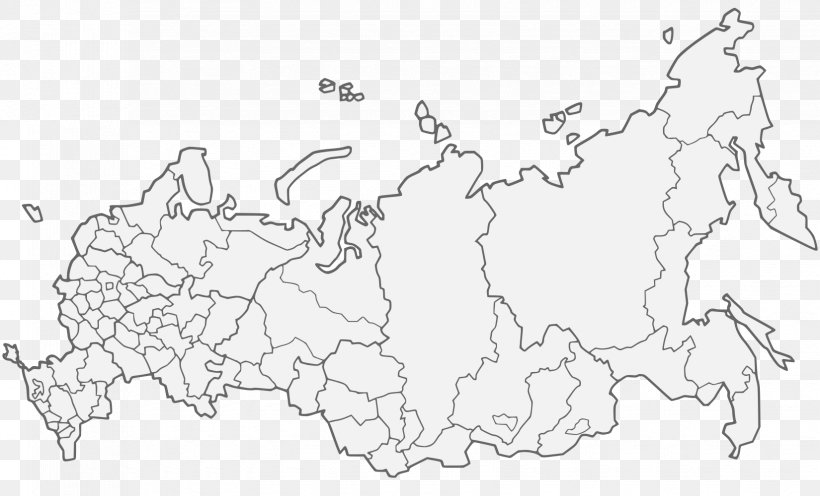 russia map with states