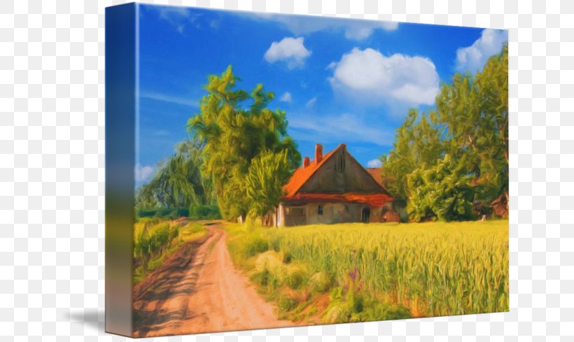 Landscape Painting View Of Delft Photography, PNG, 650x489px, Painting, Art, Barn, Depositphotos, Drawing Download Free