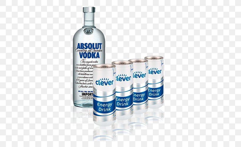 Absolut Vodka Eristoff Tequila Red Bull, PNG, 500x500px, Absolut Vodka, Alcohol, Alcoholic Beverage, Bottle, Distilled Beverage Download Free