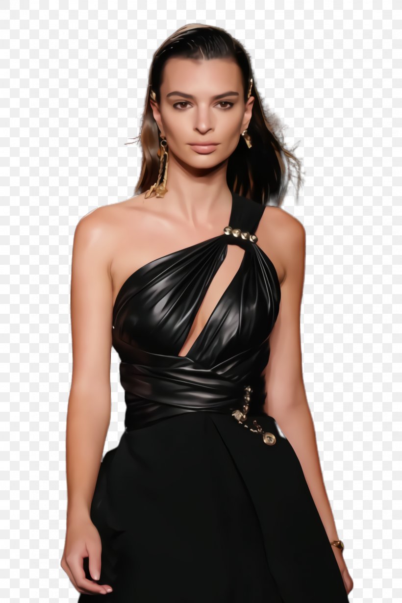 Emily Ratajkowski, PNG, 1632x2448px, Emily Ratajkowski, Black, Clothing, Cocktail Dress, Dress Download Free