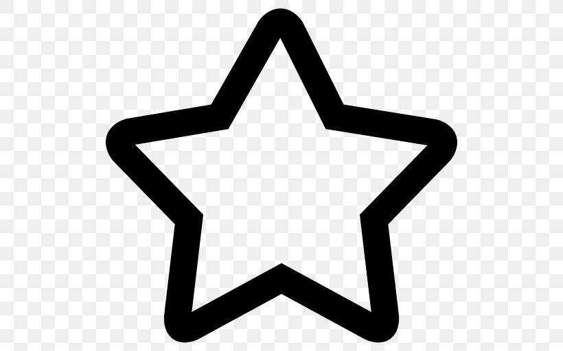Shape, PNG, 512x512px, Shape, Area, Black And White, Fivepointed Star, Point Download Free