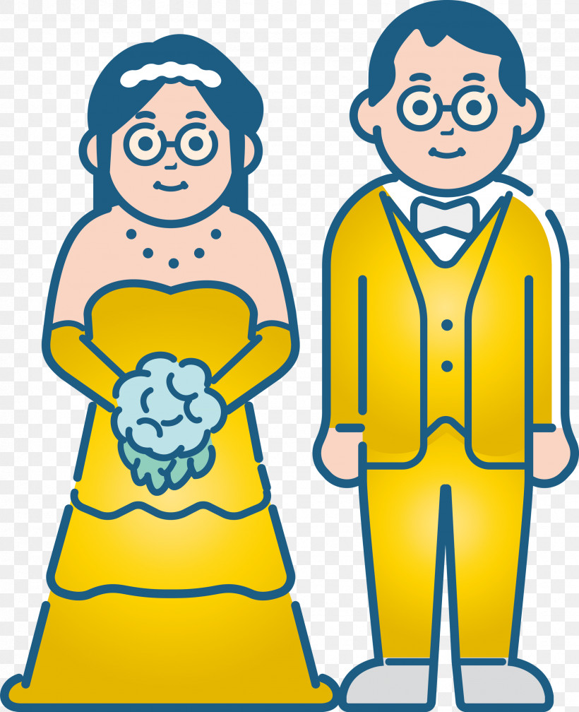 Wedding Bride, PNG, 2439x3000px, Wedding, Behavior, Bride, Cartoon, Happiness Download Free
