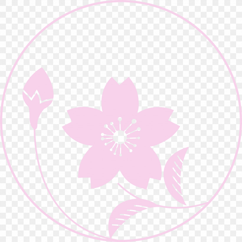 Cherry Flower Floral Flower, PNG, 3000x2999px, Cherry Flower, Blossom, Cherry Blossom, Circle, Floral Download Free