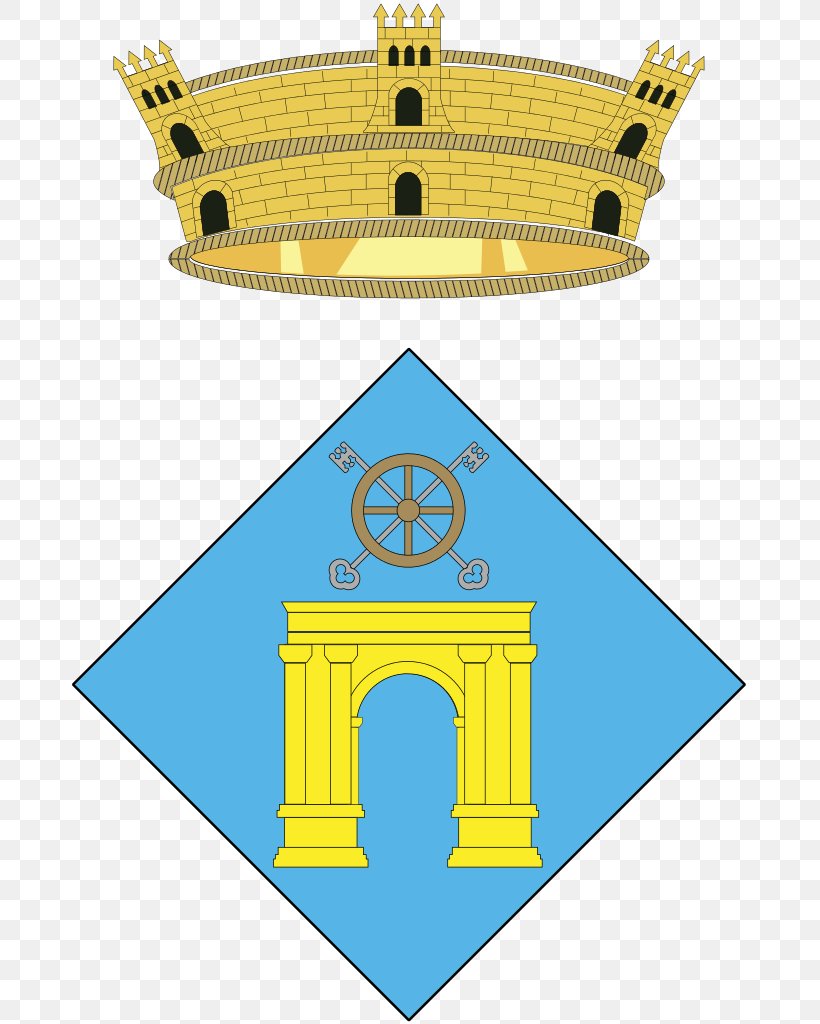 Coat Of Arms Escudo De Vinaixa Escut D'Alcover Heraldry Mural Crown, PNG, 681x1024px, Coat Of Arms, Area, Azure, Blazon, Catalan Download Free