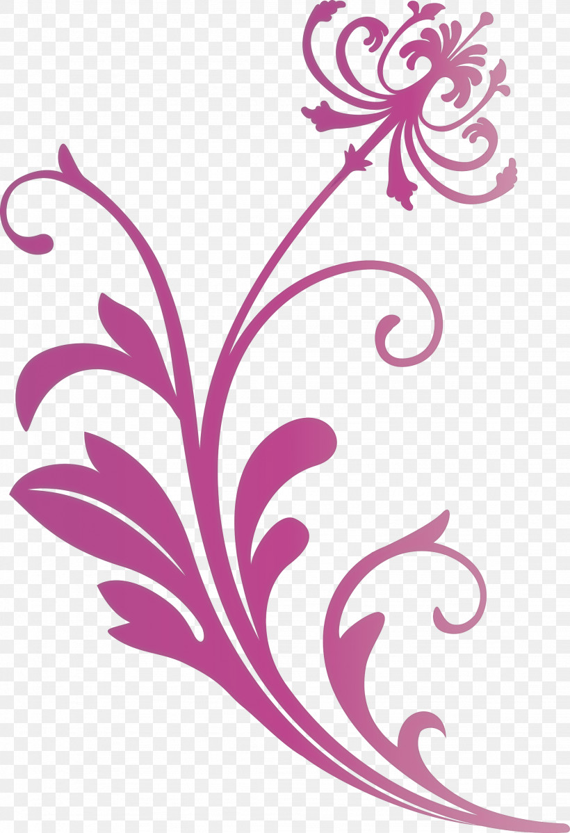 Flower Frame Decoration Frame, PNG, 2052x3000px, Flower Frame, Decoration Frame, Magenta, Ornament, Pedicel Download Free