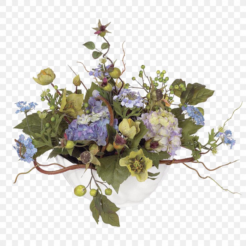 Hydrangea Floral Design Centrepiece Floristry Flower, PNG, 1024x1024px, Hydrangea, Artificial Flower, Bowl, Branch, Centrepiece Download Free