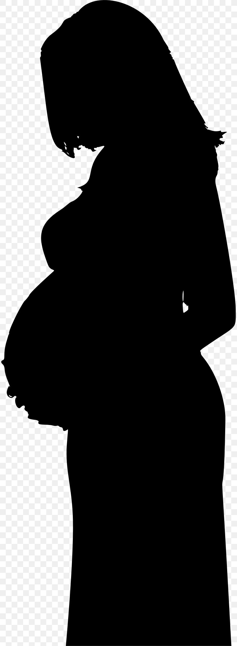 Pregnancy Mother Silhouette Woman, PNG, 812x2233px, Pregnancy, Abortion, Black, Black And White, Child Download Free