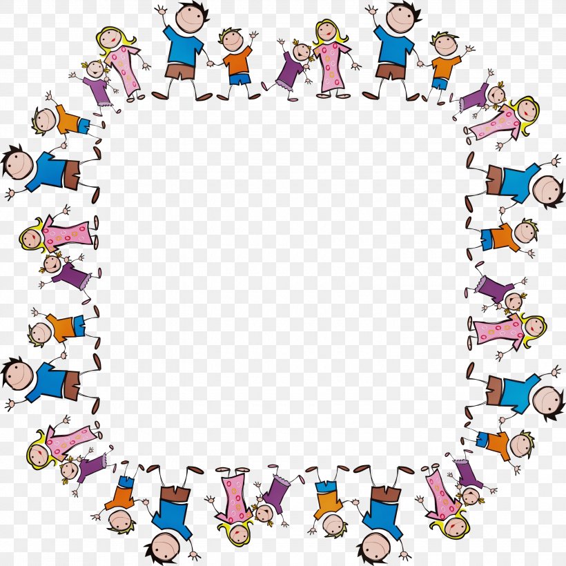 Circle Background Frame, PNG, 3000x3000px, Stick Figure, Borders And Frames, Borders Clip Art, Drawing, Family Download Free