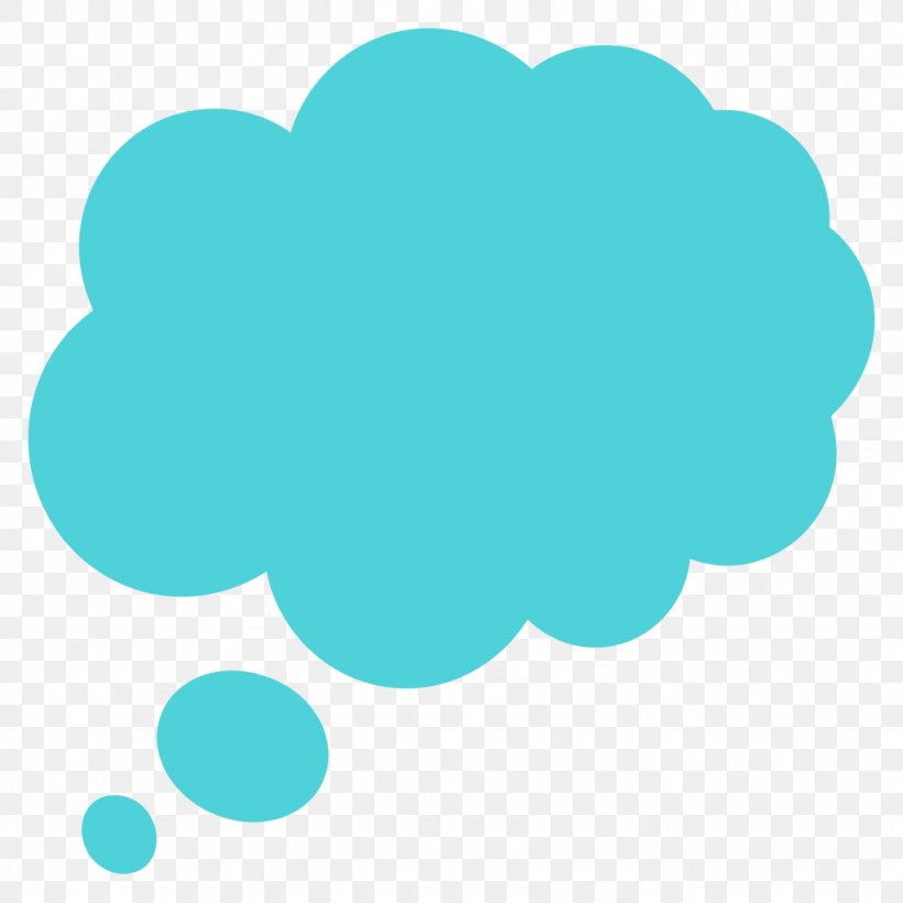 Emoji Thought Speech Balloon Symbol, PNG, 1024x1024px, Emoji, Aqua, Azure, Blue, Cloud Download Free