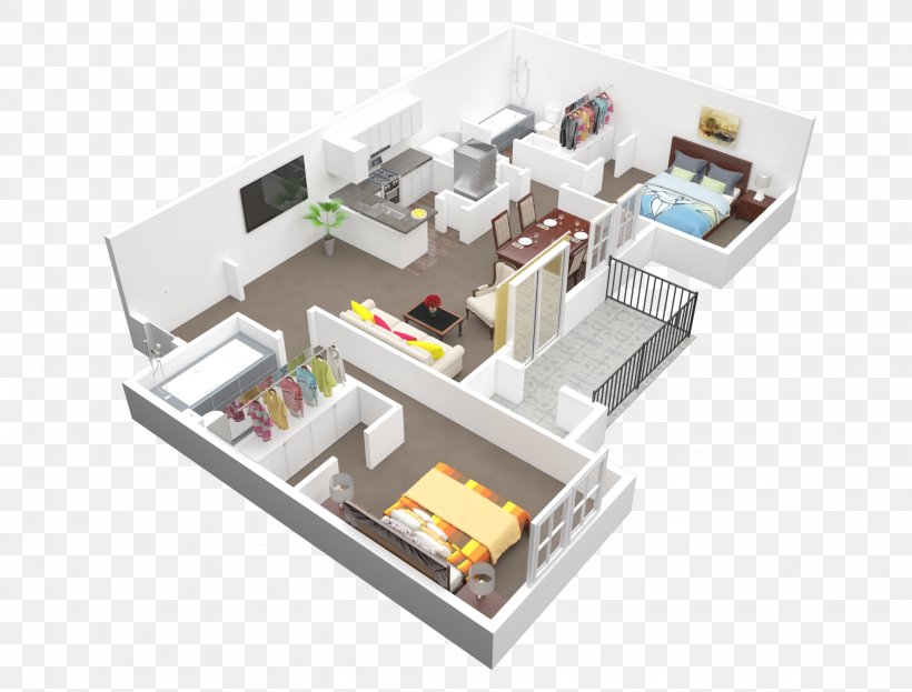 House Plan 3D Floor Plan, PNG, 2048x1556px, 3d Floor Plan, House Plan, Architecture, Bedroom, Building Download Free
