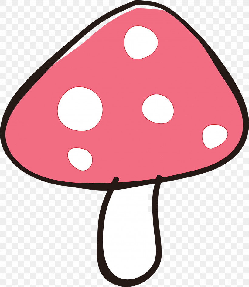 Polka Dot, PNG, 2599x3000px, Mushroom, Cartoon Mushroom, Cute, Paint, Polka Dot Download Free