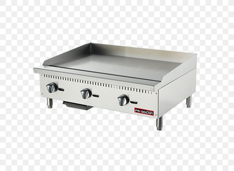 Griddle Natural Gas Stainless Steel Flattop Grill Barbecue, PNG, 600x600px, Griddle, Barbecue, British Thermal Unit, Charbroiler, Cooking Download Free