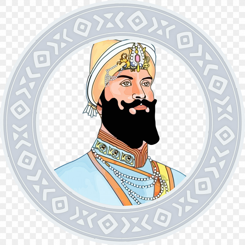Guru Gobind Singh Jayanti Govind Singh, PNG, 3000x3000px, Guru Gobind Singh Jayanti, Beard, Facial Hair, Forehead, Govind Singh Download Free