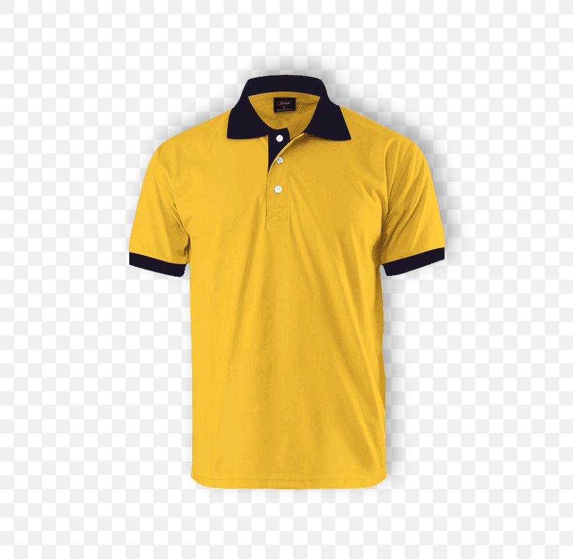 Polo Shirt T-shirt Yellow France Ligue 1 Lille OSC, PNG, 800x800px, Polo Shirt, Active Shirt, Brand, Clothing, Collar Download Free
