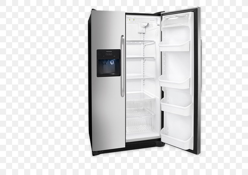 Refrigerator Home Appliance Frigidaire Door Cubic Foot, PNG, 640x580px, Refrigerator, Bookcase, Cubic Foot, Door, Freezers Download Free