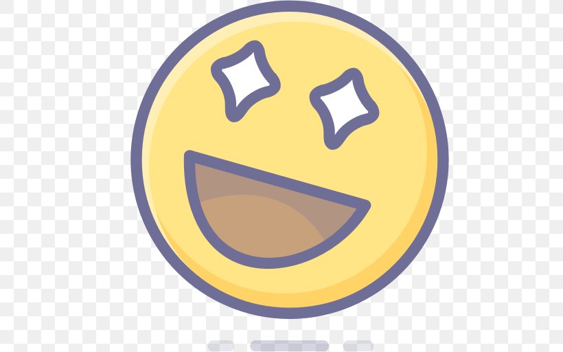 Superstruck Emoji Transparent Clipart., PNG, 507x512px, Smiley, Area, Avatar, Emoji, Emoticon Download Free