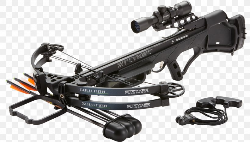Crossbow Stryker Corporation Compound Bows Bow And Arrow Telescopic Sight, PNG, 1000x570px, Crossbow, Archery, Automotive Exterior, Bow, Bow And Arrow Download Free