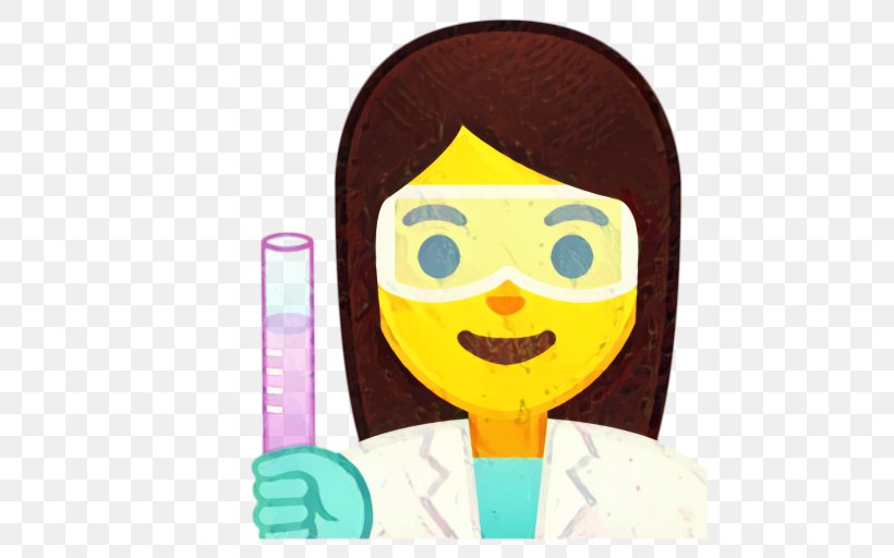Emoji Smile, PNG, 512x512px, Scientist, Cartoon, Emoji, Emoticon, Human Skin Color Download Free