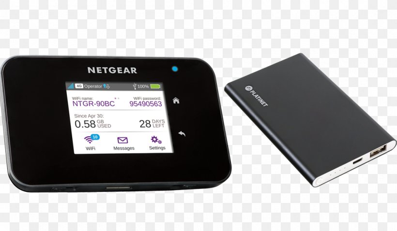 NETGEAR AirCard 810S Router Modem Data Transfer Rate 4G, PNG, 1100x642px, Router, Computer, Data Transfer Rate, Electronic Device, Electronics Download Free