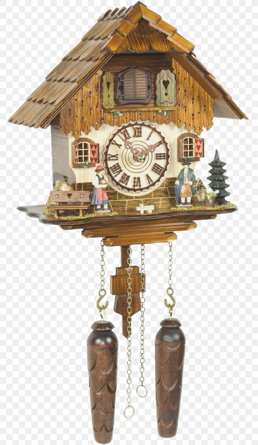 Cuckoo Clock Common Cuckoo Wanduhr Pendulum Clock, PNG, 1000x1726px, Cuckoo Clock, Clock, Common Cuckoo, Electric Battery, Farmhouse Download Free