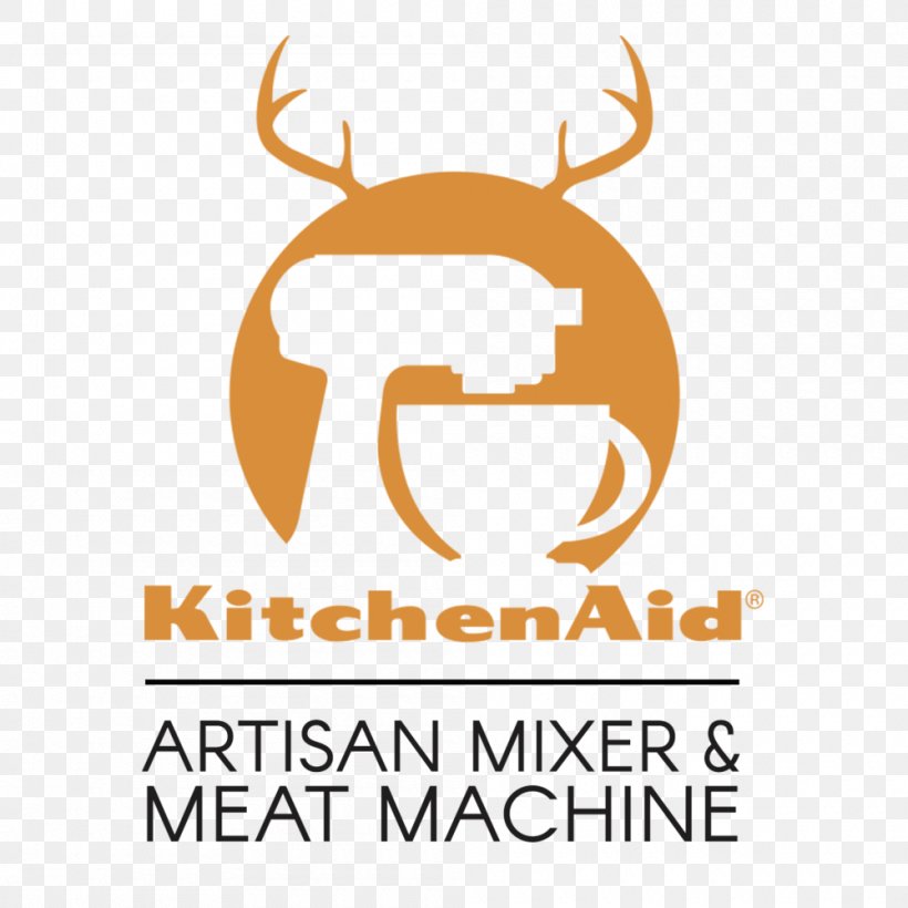 Logo KitchenAid Mixer Home Appliance Кавова машина, PNG, 1000x1000px, Logo, Antler, Area, Artwork, Brand Download Free