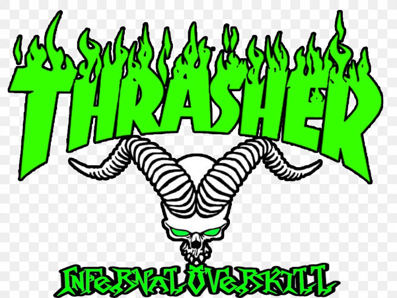 Thrasher Logo Magazine Skateboarding Wallpaper, PNG, 1024x768px, Thrasher, Area, Artwork, Black And White, Fictional Character Download Free