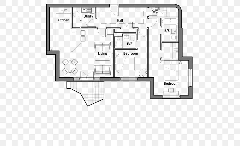 Crosstrees Apartment Floor Plan House Lincoln Park, PNG, 524x500px, Apartment, Area, Bathroom, Beach, Bedroom Download Free