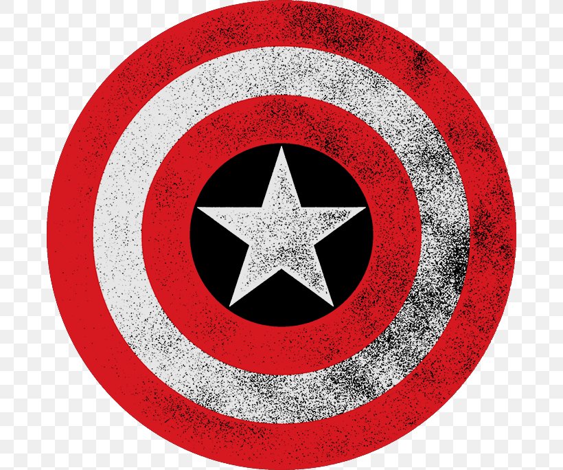 Captain America's Shield T-shirt Iron Man Superhero, PNG, 684x684px, Captain America, Captain America The First Avenger, Comics, Decal, Iron Man Download Free
