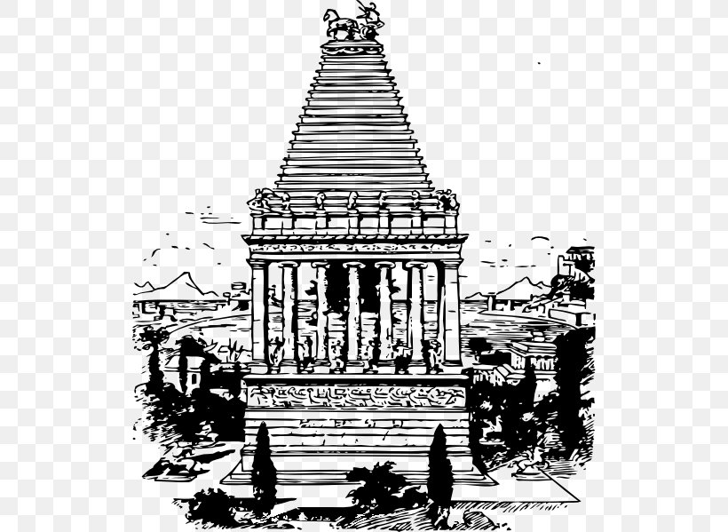 Clip Art, PNG, 522x599px, Drawing, Ancient History, Black And White, Building, Cemetery Download Free