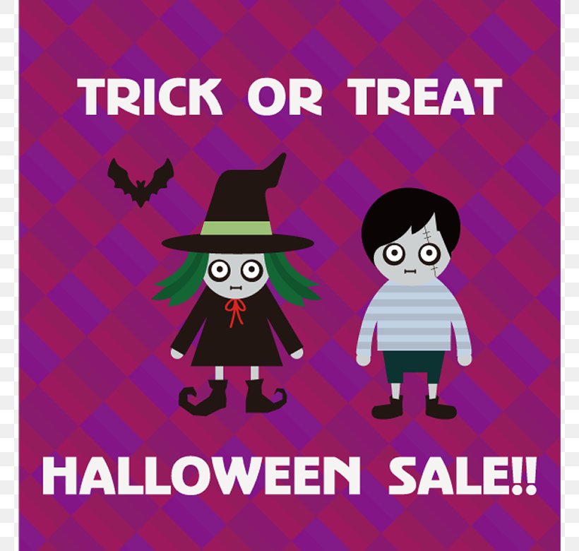 Trick Or Treat Halloween Sale Promotion, PNG, 768x780px, Trick Or Treat, Cartoon, Fictional Character, Halloween Sale, Happy Download Free