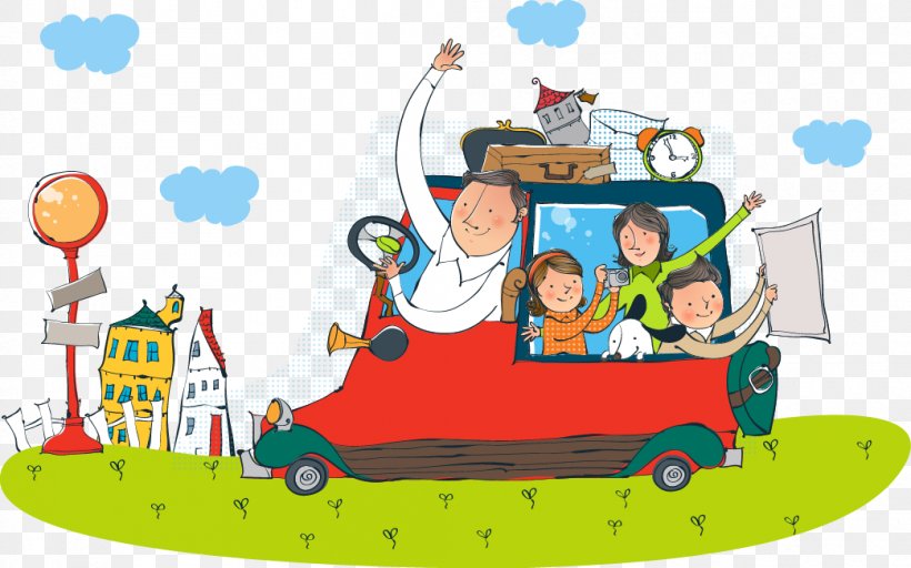 Cartoon Travel, PNG, 1042x651px, Cartoon, Area, Art, Car, Child Download Free