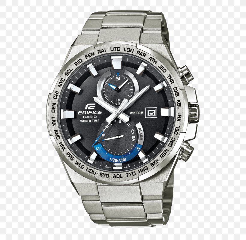 Casio Edifice Watch Chronograph Rolex, PNG, 800x800px, Casio Edifice, Brand, Casio, Chronograph, Metal Download Free