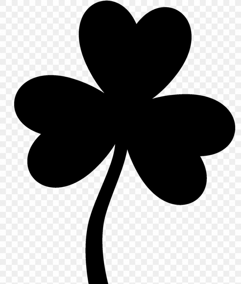 Shamrock Clip Art, PNG, 870x1024px, Shamrock, Blackandwhite, Clover, Flower, Leaf Download Free