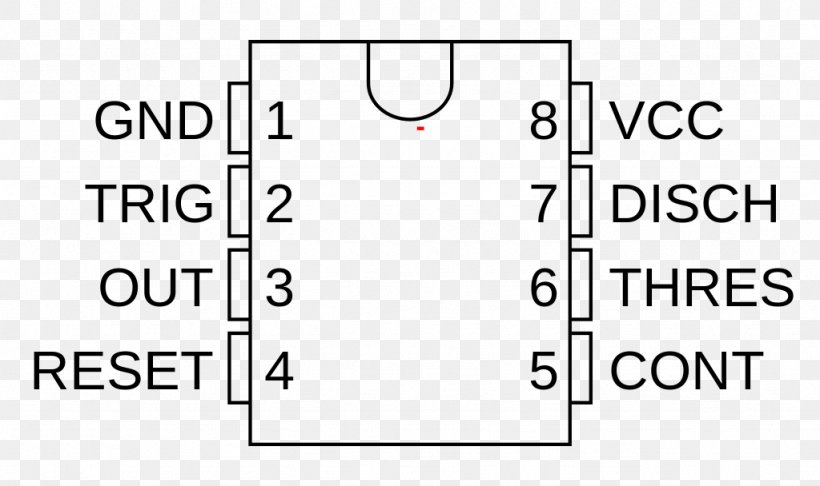 555 Timer IC Integrated Circuits & Chips Electronic Circuit Pinout Circuit Diagram, PNG, 1024x608px, 555 Timer Ic, Area, Black, Block Diagram, Brand Download Free