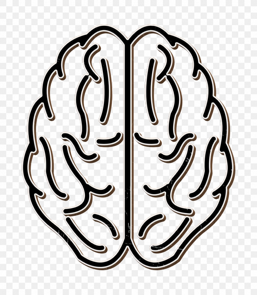 Brain Icon Medical Icon Brain Upper View Outline Icon, PNG, 1080x1238px, Brain Icon, Body Parts Icon, Brain, Development Of The Nervous System, Drawing Download Free